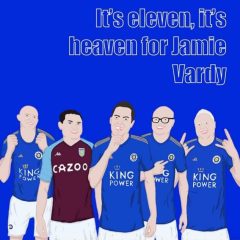 It’s eleven, it’s heaven for Jamie Vardy